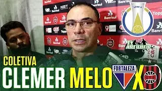 [S&eacute;rie B '18] Coletiva Clemer Melo | P&oacute;s-jogo Fortaleza EC 2 X 0 GE Brasil | TV ARTILHEIRO
