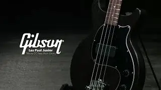 Gibson Les Paul Junior Tribute DC Bass, Worn Ebony | Gear4music demo