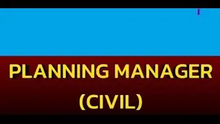 Planning Manager| Building Industry| Construction| Abu Dhabi| UAE