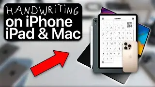 Transform your OWN Handwriting into iPhone, iPad or Mac Font!