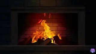 Fireplace ASMR (No Mid Ads) Relaxing, Studying, Working, Reading Ambience Background