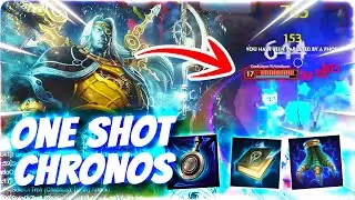 LITERALLY oneshotting with this 1400 power CHRONOS BUILD! - Chronos Solo SMITE Conquest Gameplay