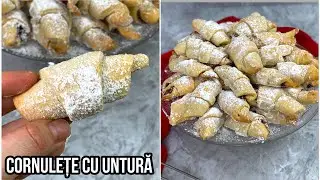 Cornulete fragede cu untura | @egustos