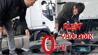 0 KM ARAÇ PLEYT YAĞLADIK. EMEKTARA YAĞ BAKIMI YAPTIK. Bakım çalışması.