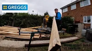 building a garden bar on a budget - day 2