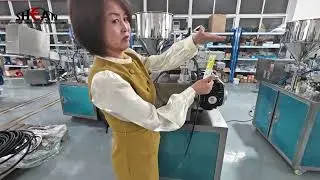 #tubefillingsealingmachine  Desktop Straight line filling and sealing machine