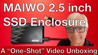 Распаковка корпуса для 2,5-дюймового SSD-накопителя MAIWO, модель K2568C. Видеоролик, снятый одни...