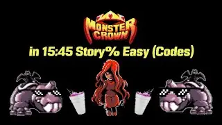 Monster Crown Speedrun Story% Easy (Codes) in 15:45 FORMER WORLD RECORD