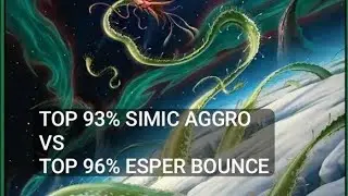 Top 93% Simic Aggro vs Top 96% Esper Bounce | Standard | Mythic Rank | MTG Arena