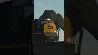 CSX SD70ac leads with Nice K5LA #csxt #csx #csxtransportation #railfan #csxtrains #train #trains