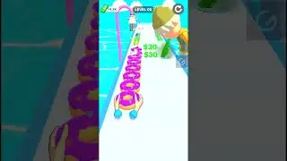 Donut Stack 5 Levels Second Part - Best Gameplay Walkthrough Android, iOS Games #shortvideos