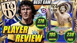 ZICO IS LEGENDARY! ⚡🔥 117 Team Of The Year/TOTY Icon Zico Player Review! BEST CAM?! - FC Mobile 26
