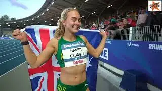 Women's 100m final Gold 🏅 Australia🇦🇺 Georgia Harris, Summer World University Games 2025 Rhine-Ruhr