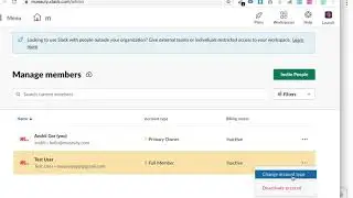 How to CHANGE ACCOUNT TYPE on SLACK?