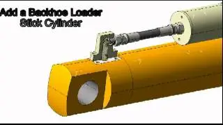Installation demonstration of SL0390 / SL1200 Linear Sensor on Hydraulic Cylinder with Clevis