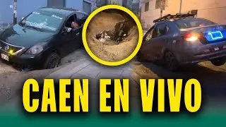 &iexcl;No se dieron cuenta del huecazo en la pista! Vecinos de Centro de Lima critican a municipalidad