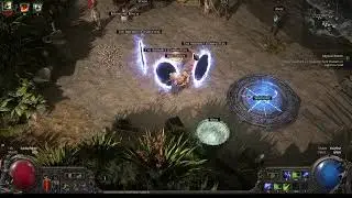 Running t10+ maps Mounted Deadeye Stormcaller build