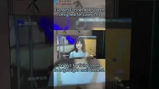【FSCREEN】Fresnel ALR Projection Screen Designed for Laser UST Projectors for living room environment