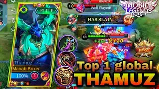 THAMUZ HACK DAMAGE BUILD ALL MATCH WIN!JUNGLER THAMUZ BUILD 2022🔥TOP ONE GLOBAL THAMUZ GAMEPLAY~MLBB