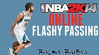NBA 2K14 - Ricky Rubio Flashy Passing - Online Match - HOF Sim Subscriber Game