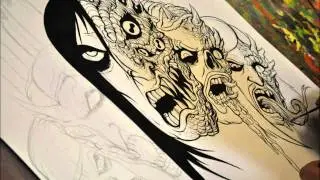 SKINNER - Metalocalypse Timelapse Painting [FULL VERSION]
