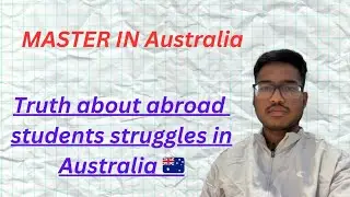 Truth About Abroad Student Life Struggles 🇦🇺 | Distractions, Loneliness & Stress | Jadhav Anil Kumar