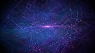 4K Purple Blue Void Slow Space Travel 2160p Motion Background