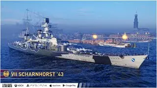 Бой на SCHARNHORST ' 43 на 234к урона !