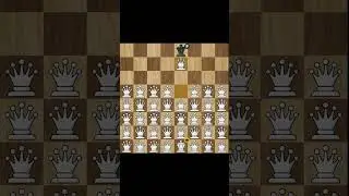 50 QUEENS vs 1 PAWN #shorts #chess