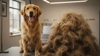 Golden Retriever EXTREME Grooming Makeover: 2 Hour Transformation! 😳