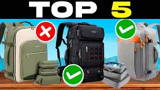 TOP 5 BEST CARRY-ON BACKPACKS 2025 | Affordable TRAVEL BACKPACKS on AMAZON