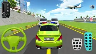 New Green Police Car For City Rounds - 3d Driving Class - Car Game 2025 || #gameplay #Cargame #game 