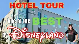 Complete hotel tour of Element by Westin, so close to Disneyland.  Discounted room rates below!