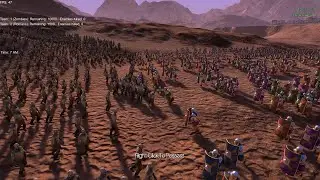 Romans vs Zombies (1 round) battle 100 in Ultimate Epic Battle Simulator