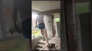 construction #venetianplaster #diy #plaster #plasterer #homerenovation #homeimprovement #render