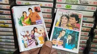 90s T-series Hindi Combo master audio cassette tape cassettes collection #shantishop #audiocassette