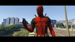 Friendly neighborhood Deadpool takes over GTA5 #gta #deadpool