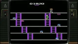 Fast Eddie (Atari 2600) Gameplay | Classic 1982 Platformer by Sirius Software