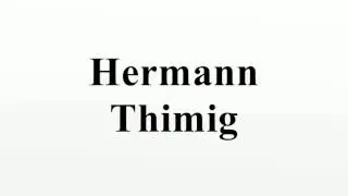 Hermann Thimig