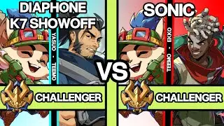 2XKO ▰ DIAPHONE & K7SHOWOFF (Yasuo/Teemo) vs SONIC (Teemo/Ekko) ▰ 2XKO Pro Replays