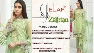 ELAF BY GALAXY FAB PRESENT ZAIBTAN FESTIVAL COLLECTION