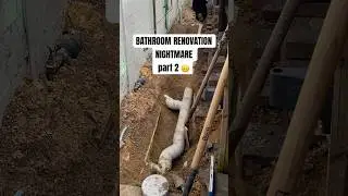part 2: bathroom renovation nightmare #bathroomrenovation #renovation #renovationideas #storytimes