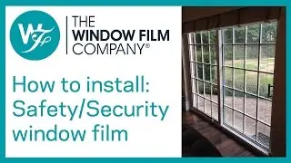 How To Install Clear Safety & 🔒 Security Window Film 🔒 | WindowFilm.co.uk