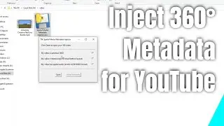 Как внедрить 360&deg; метаданные в видео с помощью инструмента Spatial Media Metadata Injector от Google