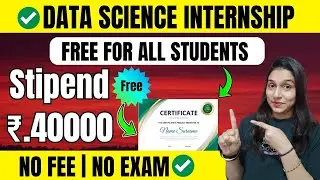 Data Science Internship 🔥 | Free Internship With Certificate Online | 🔥 Internship