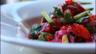 Tuna Ceviche 2 Ways w. Leche de Tigre | Tigers Milk