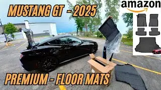 Unboxing Premium Floor Mats for My 2025 Mustang GT! | First Impressions & Installation