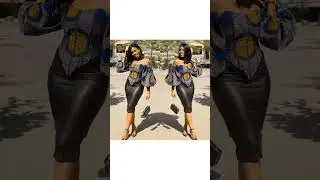Ankara off shoulder top for my females✂️😁❤️#fashion style #subscribetomychannel#viralshorts