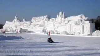 Sculptures de neige et de glace