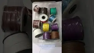 OMX 0.5 MM COTTON CORD FOR Jewellery Making, Beading, Art and Craft Work and Handicrafts